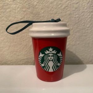 Starbucks 2016 CA To-Go Cup Ceramic Ornament